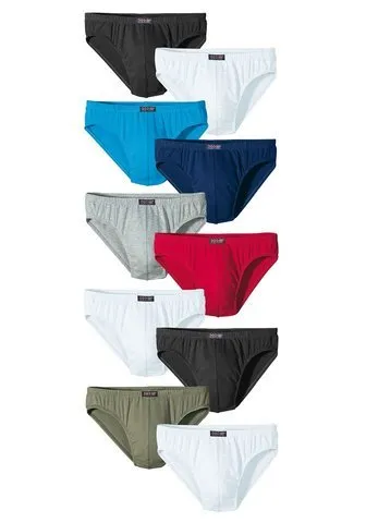 H.I.S Slips (10 Stück) - Sportive Basics für Damen - Bikinis & Taillenslips für Damen, perfekte Passform durch elastische Baumwoll-Qualität, ideal für den Alltag.