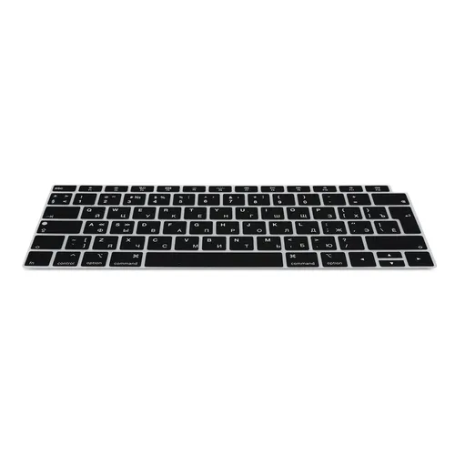 kwmobile Silikon Tastaturschutz für Apple MacBook Air 13" 2018-2020 A1932 - QWERTY Russisch Keyboard Cover, ultra slim und abwaschbar für optimalen Staubschutz