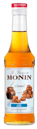  Le Sirop de Monin Karamel Light zuckerfrei Sirup 1:8 0,25l Caramel Fl 18,19€/l