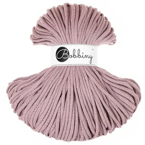 Bobbiny Makramee-Flechtkordel, 5 mm, 100 m, Hellviolett (Mauve)