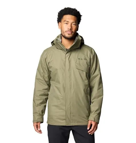 Columbia 3-in-1-Fleecejacke für Herren, Bugaboo III Fleece - Funktionsjacke mit wasserdichter Omni-Tech-Technologie, vielseitig einsetzbar und ideal für Outdoor-Aktivitäten. Inklusive abnehmbarer Kapuze und verstellbaren Ärmelbündchen für optimalen Komfort.
