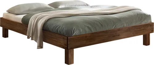 HASENA Trento Bett Rapallo Nussbaum 120x200 - Elegantes Bett aus geöltem Nussbaumholz mit stabiler Konstruktion. Ideal für hohe Matratzen und kombinierbar mit Zubehör der Trento Kollektion.
