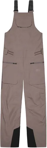 PICTURE U62 BIB Hose 2025 - deep taupe - S - Die U62 BIB Hose 2025 in deep taupe bietet optimalen Wetterschutz für Freeriderinnen. Mit praktischen Taschen und verstellbaren Trägern vereint sie Funktionalität und stylisches Design für unvergessliche Tage im Schnee.