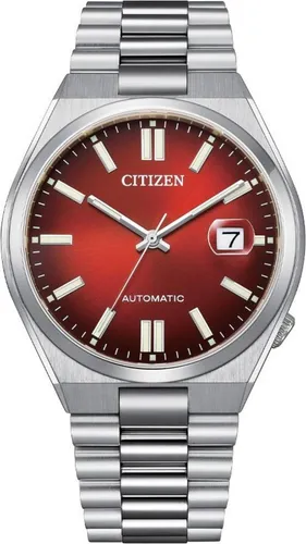 Herrenuhr Citizen NJ0150-56W Rot (Ø 40 mm) - Herrenuhr aus Edelstahl mit rotem Zifferblatt, automatischem Uhrwerk und Saphirglas – stilvoll, wasserdicht bis 5 atm und perfekt für den modernen Mann.