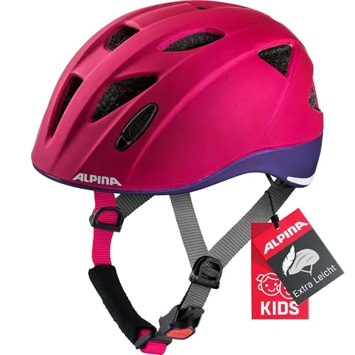 ALPINA XIMO L.E. Fahrradhelm - Fahrradhelm für optimalen Schutz, leicht, bruchfest und mit optionalen Licht für erhöhte Sichtbarkeit im Dunkeln.