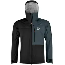 Ortovox 3L Ortler Jacket Men - Leichte Hardshelljacke für Alpinisten - Jacke für Herren mit DERMIZAX® NX Membran für optimalen Wind- und Wasserschutz, ideal für hochalpine Touren bei extremen Wetterbedingungen.