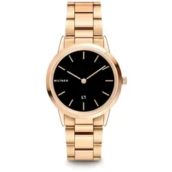 Millner Damen Uhr 11004 Chelsea – Elegante Armbanduhr - Stilvolle Millner Armbanduhr 11004-CHELSEA (Ø 36 mm) aus Edelstahl mit roségoldenem Gehäuse. Spritzwasserbeständig und mit hochwertigem Quarzwerk für präzise Zeitmessung.