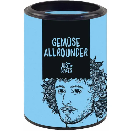 Just Spices Gemüse Allrounder Gewürz - Aromatischer Gewürzmix für Gemüse, der jedes Gericht zum Geschmackserlebnis macht! Ideal für Pfannen, Quiches und mehr – für kreative Kochabenteuer!
