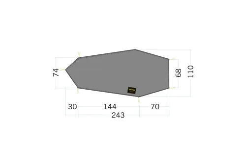 TATONKA® Zeltunterlage Floor Sheet LT Kyrkja Zeltunterlage