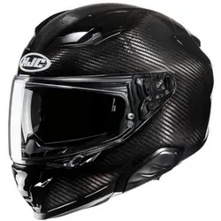 HJC F71 Carbon Integralhelm schwarz, XL - Motorradhelm aus leichtem Carbon, mit integrierter Sonnenblende und herausnehmbarem, waschbarem Innenfutter für höchsten Komfort und Sicherheit.