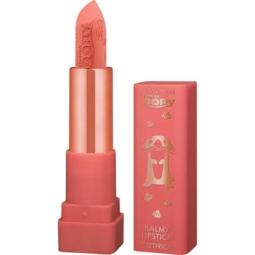 Catrice Disney Pixar Finding Dory Balmy Lipstick, Nr. 020, Orange, pflegend, sofortiges Ergebnis, natürlich, vegan, ohne Parabene, ohne Mikroplastikpartikel, Nanopartikel frei, 1er Pack (3g)