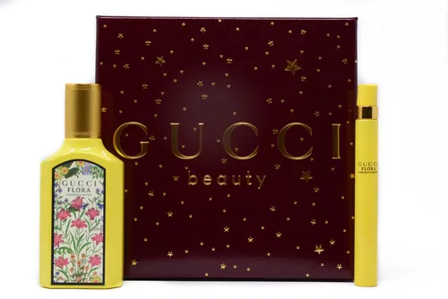 Gucci Flora Gorgeous Orchid EdP 50 ml - Duftset 2025 - Parfum Set Damen mit dem einzigartigen ozonisch-blumigen Gourmand-Duft, der Kreativität und Sinnlichkeit vereint. Enthält 50 ml Eau de Parfum und einen praktischen Taschenzerstäuber.