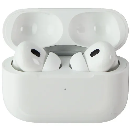 Apple AirPods Pro (2. Generation) - Kabellose Kopfhörer mit H2 Chip - Kopfhörer mit aktiver Geräuschunterdrückung und personalisiertem 3D Audio. Erlebe überragende Klangqualität und eine beeindruckende Batterielaufzeit von bis zu 6 Stunden!