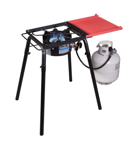 Camp Chef Pro 30 Deluxe Gas-Kocher - Tragbarer Gas-Kocher mit 7 kW Leistung, ideal für Camping und Outdoor-Küche. Robuste Bauweise aus Metall und kompakte Maße für einfache Handhabung.