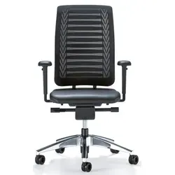 Girsberger Reflex Bürodrehstuhl mit Lumbalstütze - Bürostuhl mit Lumbalstütze für gesundes Sitzen. Die Synchronmechanik ermöglicht bewegtes Arbeiten und passt sich individuell an. Ideal für ergonomisches Arbeiten im Büro.