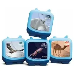 tonies Hörspielfigur Clever - Tierisch - Extrem (Set) - Kinder-Musikboxen mit 120 Minuten Spielzeit, bunt und aus robustem Kunststoff, ideal für kreative Kinderabenteuer.