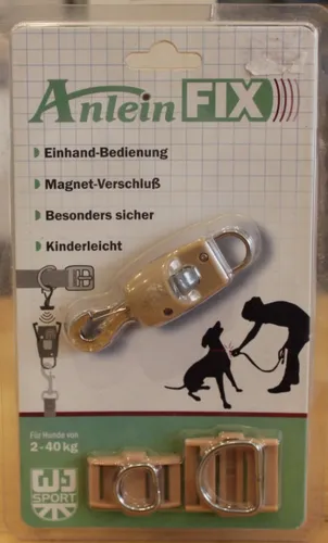 Anlein-Fix Halsband-Verschluß - zum blitzschnellen Anleinen von Hunden - KG2 475