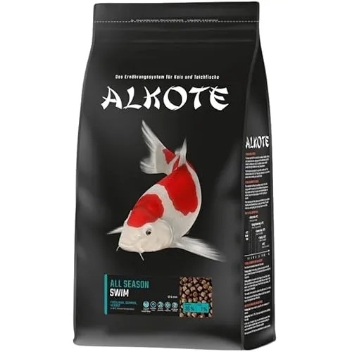 ALKOTE All Season 6mm | 3kg Hauptfutter für Kois - Hochwertiges Hauptfutter für Kois, ideal für die gesamte Fütterungsperiode und sorgt für gesundes Wachstum.