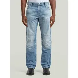 G-STAR Men's Elwood 3D Regular Jeans, Blau, 38 W / 34 L - Stylische 3D Regular Jeans mit Knopfverschluss und praktischen Taschen. Ideal für den Alltag und dank des mittelhohen Bundes bequem zu tragen.