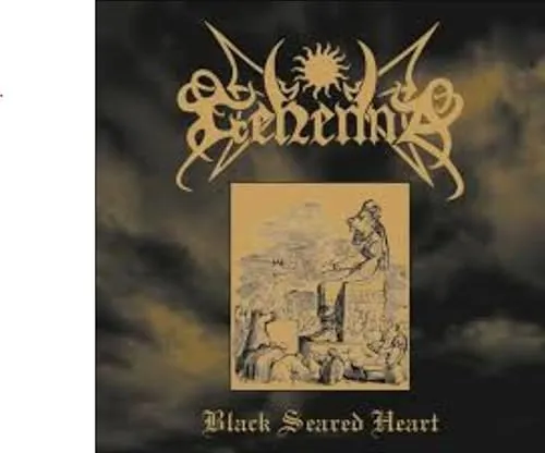 Gehenna Black Seared Heart CD - CD des norwegischen Black Metal-Acts Gehenna, voller kraftvoller Klänge und düsterer Atmosphäre, veröffentlicht von Darkness Shall Rise (Edel)