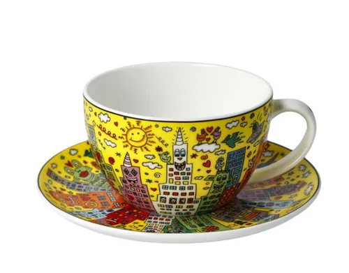 James Rizzi My New York City Sunset Cappuccinotasse Tasse 250 ml 2611