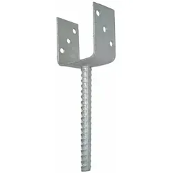 Zaun H-anker Pfostenträger Pfostenanker Einschlaghülse Pfostenkappe Zaunkappe - 9 X 9 Cm, U-pfostenträger