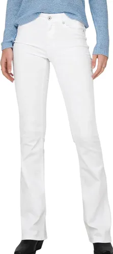 ONLY Bootcut-Jeans ONLBLUSH MID FLARED DNM REA0730 NOOS in Weiß (M 38) - Modische Bootcut-Jeans mit elastischem Denim für optimalen Tragekomfort. Perfekt für jeden Anlass und vielseitig kombinierbar. Pflegeleicht und stylish.