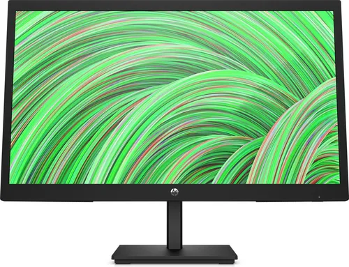 HP V22v G5 FHD Monitor 54,5 cm (21,4") - Full HD Monitor mit 1920 x 1080 Pixel, 5 ms Reaktionszeit und AMD FreeSync für flüssige Bilder. Ideal für produktives Arbeiten und Lernen.