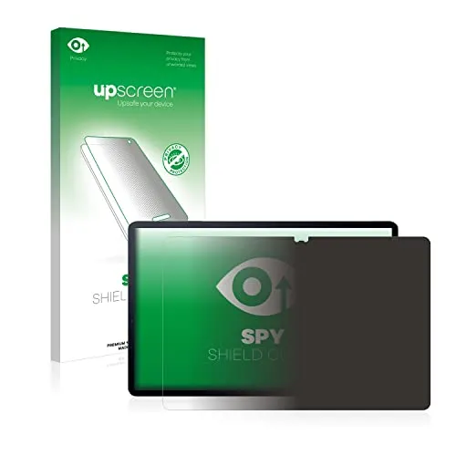 upscreen Anti-Spy Blickschutzfolie für Samsung Galaxy Tab S7 Plus WiFi 2020 Privacy Screen Displayschutz-Folie [Sichtschutz, Blaulichtfilter]