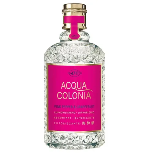 4711 Acqua Colonia Pink Pepper & Grapefruit Eau de Cologne 170 ml - Unisex Duft mit eleganter, aromatisch-würziger Note, ideal für stilbewusste Duftliebhaber, die Klassiker schätzen.