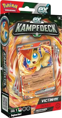 POKÉMON Sammelkarte Victini-EX Kampfdeck 60 Karten Pokemon Sammel-Karten deutsch bunt