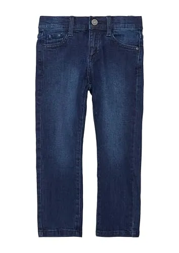 s.Oliver Junior Jungen Jeans Brad – Slim Fit, Mid Rise, Baumwollstretch, 5-Pocket-Form mit Weitenregulierung