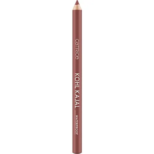 Catrice Kohl Kajal Waterproof, Kajalstift, Nr. 100, Braun, definierend, glänzend, schimmernd, vegan, wasserfest, ohne Mikroplastikpartikel, Nanopartikel frei, 1er Pack (0.78g)