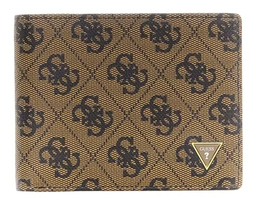 GUESS Leder Geldbörse Mito Billfold Coin Wallet Coffee Braun – Stilvoll und Sicher - Elegante Geldbörse mit schlankem Design, RFID-Schutz und mehreren Fächern für Karten und Bargeld. Ideal für den Alltag und höchste Ansprüche an Qualität.