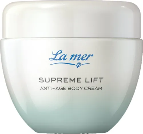 La mer Supreme Lift Anti-Age Body Cream 200ml - Ganzkörperpflege mit straffender Wirkung, reduziert die Zeichen des Alterns und verbessert die Hautelastizität. Ideal für trockene Haut, mit nährender Shea Butter und leichtem Goldschimmer.