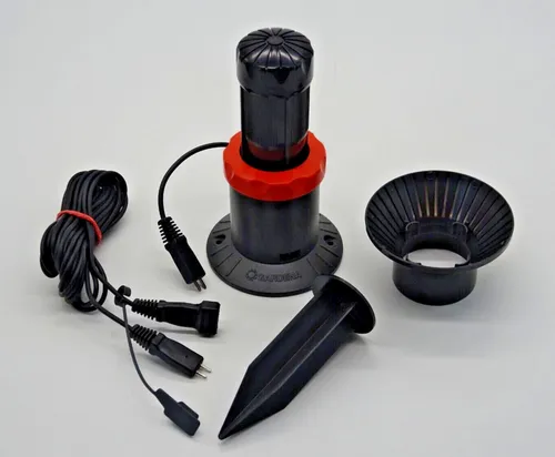 Gardena Regensensor electronic (1189-20) - Wassersparender Niederschlagssensor für präzise Bewässerung, batteriebetrieben und erweiterbar