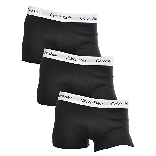 Calvin Klein Herren Boxershorts 3er Pack - Retroshorts für Herren, atmungsaktive Baumwoll-Unterhose mit Stretch für optimalen Tragekomfort und figurbetonten Sitz.