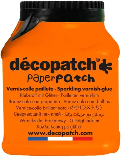 Décopatch PP150PAILO - Dose Klebstofflack PaperPatch mit Glitter 150ml, mehrspra