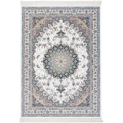Novel Webteppich Nain, Creme, Mehrfarbig, Textil, Abstraktes, rechteckig, 80x150 cm, für Fußbodenheizung geeignet, pflegeleicht, Teppiche & Böden, Teppiche, Moderne Teppiche