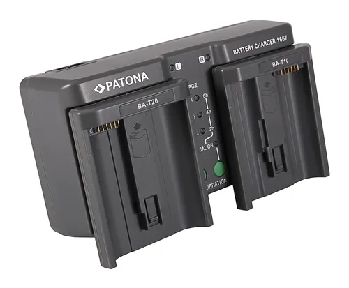PATONA Dual Ladegerät für Nikon EN-EL18 - MH-26 Kompatibilität - Praktisches Dual Ladegerät für Nikon EN-EL18 Akkus, ermöglicht gleichzeitiges Laden und sorgt für mehr Fotografie-Spaß ohne Unterbrechungen.