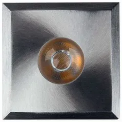 Heitronic 23376 Einbaustrahler AUSTIN, eckig, 6 W, 2700 K, IP20, aluminium