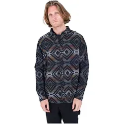 Hurley Portland Langarmhemd Braun M für Herren - Elegantes Langarmhemd aus 100% ultraweichem Baumwoll-Flanell, ideal für den täglichen Gebrauch. Mit praktischer Brusttasche und stylischem geschweiftem Saum.