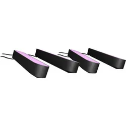 Philips Hue Play Lightbar White and Color Schwarz 4er-Pack