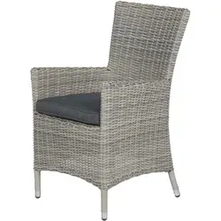 Garden Impressions COSTA Polyrattan Diningsessel - Gartenstuhl mit stabilem Alu-Gestell und pflegeleichtem Rattangeflecht, ideal für höchsten Sitzkomfort im Freien.
