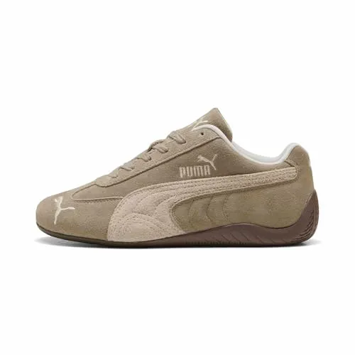 Puma SE Speedcat Elevated Wns Damen Sneaker in Beige - Modischer Damen-Sneaker aus Leder in der Farbe Ice Coffee-Alpine Snow, ideal für Freizeit und Lifestyle. Bequem und stilvoll für jeden Tag.