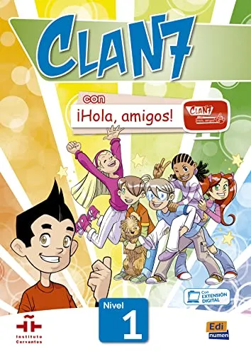 Libro del alumno, m. CD-ROM: Niveau A1 (CLAN 7 CON !HOLA AMIGOS!, Band 1) - Lehrbuch Englisch für Anfänger mit interaktivem CD-ROM, ideal für den Einstieg in die spanische Sprache.