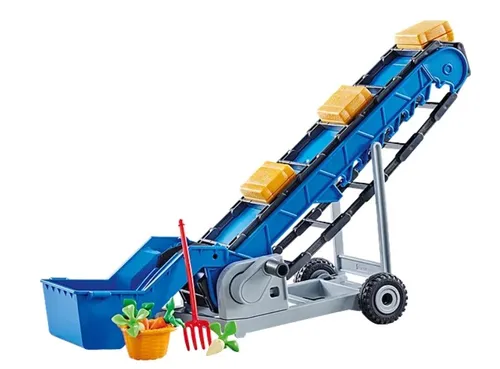 PLAYMOBIL Mobiles Förderband 6576 - PLAYMOBIL 6576 Mobiles Förderband für kreatives Spielvergnügen. Ideal für kleine Bauabenteuer und fördert die Fantasie der Kinder. Sicherer Spielspaß für zuhause.