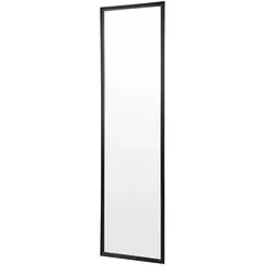 Spiegel  Pregasina , schwarz , Glas,Aluminium,Kunststoff , Maße (cm): B: 34 H: 125 T: 1.5
