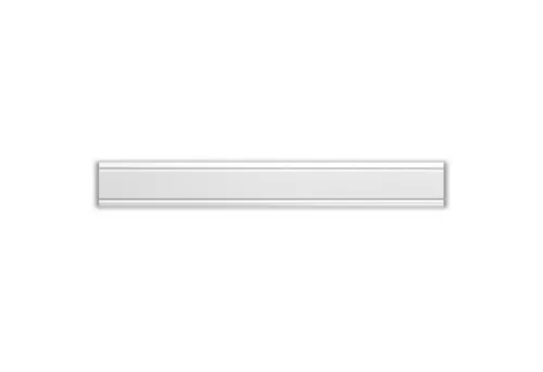 Homestar Zierleiste Wandleiste CW 12, (8 x 60 mm), Länge 2 m, Hartleiste, einfache montage durch kleben, Polystyrol, Schaffung eines besonderen Raumambientes