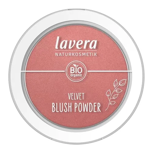lavera Velvet Blush Powder -Pink Orchid 02- pink - Bio-Mandelöl & Vitamin E - schimmernd - Samtige Textur (1 x 5g)